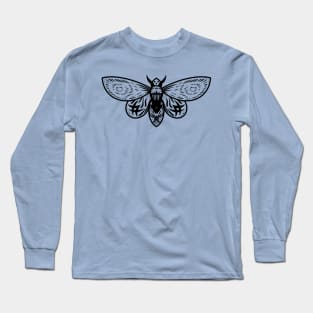 Moth of the Light - Dark Version Long Sleeve T-Shirt